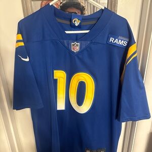 Nike Royal Blue NFL Jersey with White Accents LA Rams
